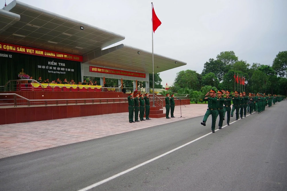 Lữ đoàn 368 hoàn thành tốt nội dung kiểm tra toàn diện kết quả thực hiện nhiệm vụ năm 2025
