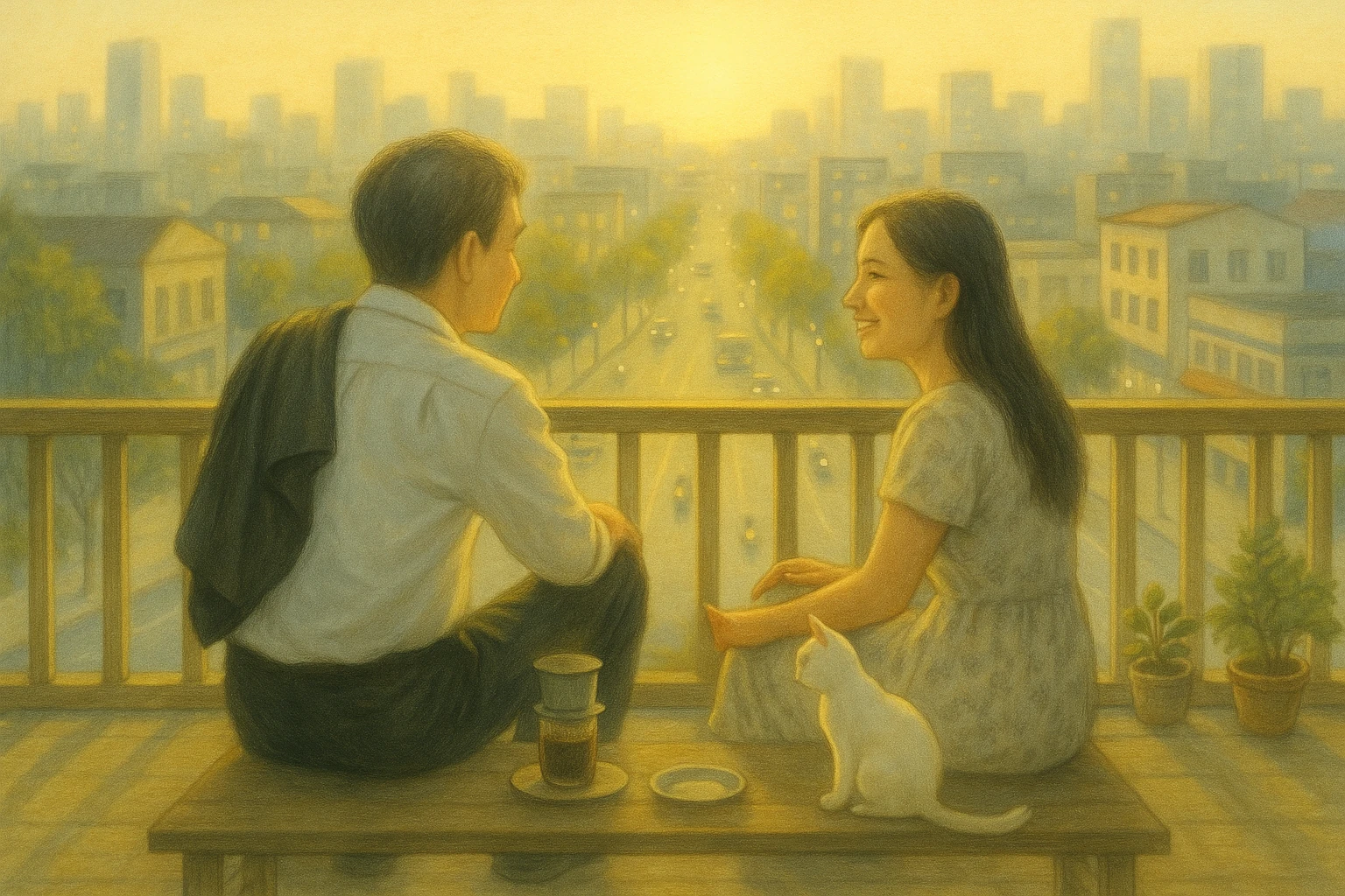 Một sớm mai... con mèo đã trở lại...