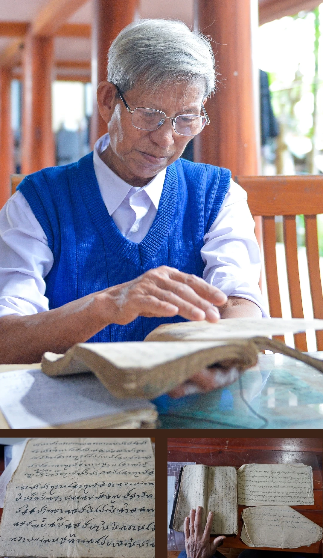 [E - Magazine] Người thầy nặng lòng với chữ Thái cổ