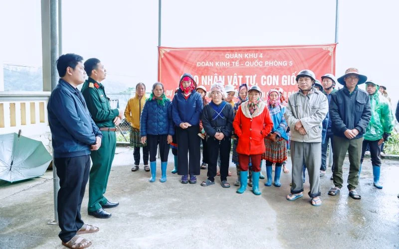 Mô hình “Bộ đội gắn với dân bản” phát huy hiệu quả tại Khu KTQP Mường Lát