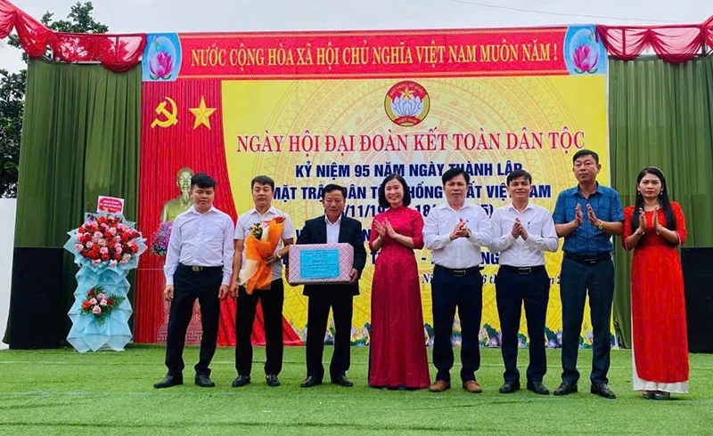 Xã Quảng Ninh: 19/19 khu dân cư tổ chức Ngày hội Đại đoàn kết toàn dân tộc năm 2025