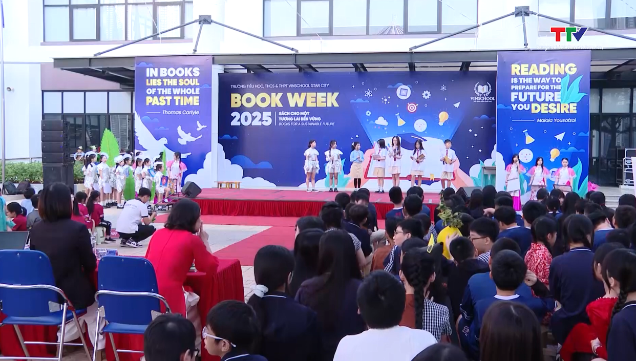 Tuần lễ sách và văn hóa đọc tại trường Tiểu học, THCS và THPT Vinschool Star City Thanh Hóa