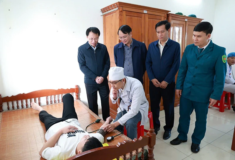 Xã Thiệu Hóa: 100% thanh niên tham gia khám tuyển nghĩa vụ quân sự và CAND năm 2026