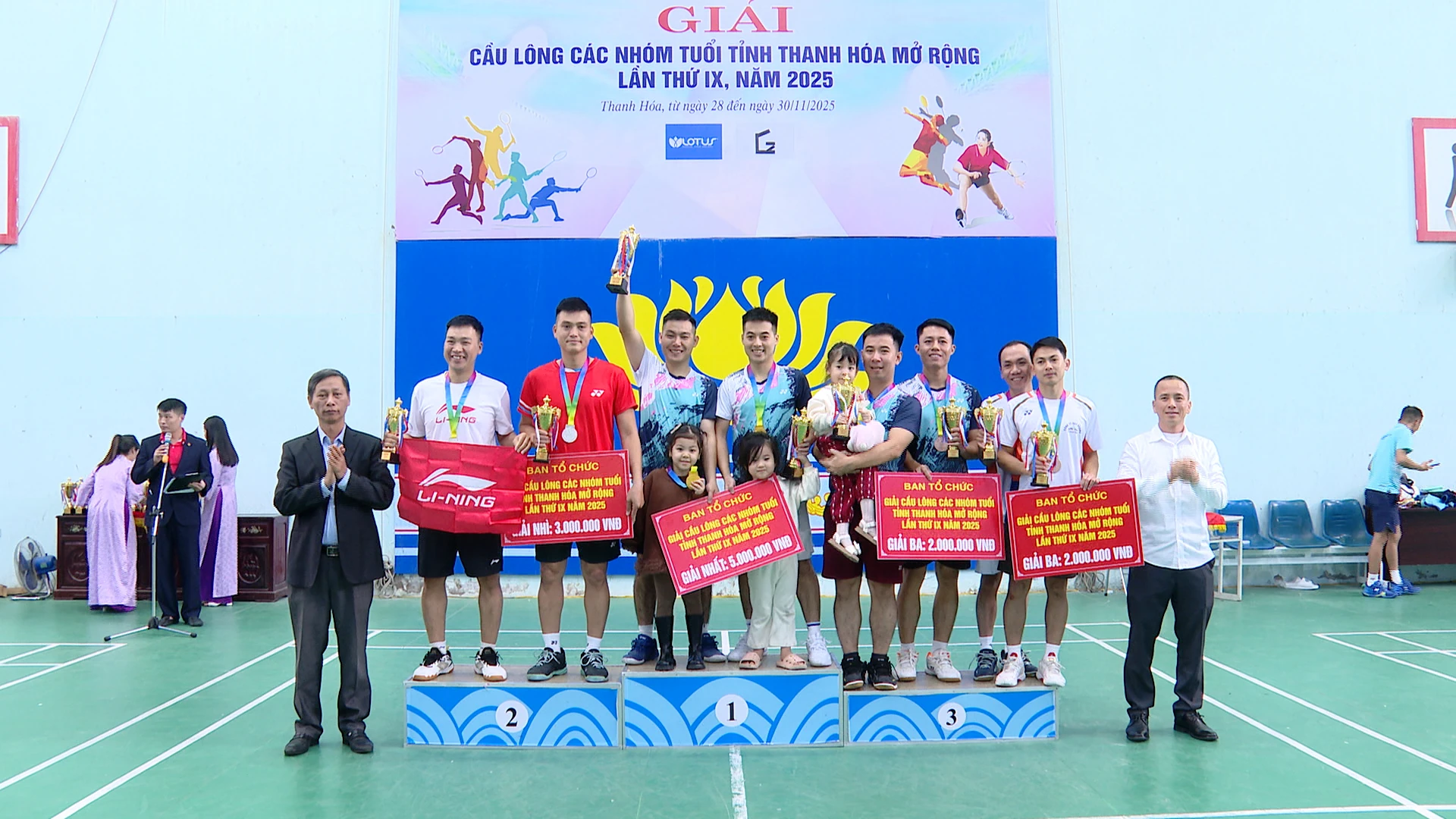 Sôi nổi Giải cầu lông các nhóm tuổi tỉnh Thanh Hoá mở rộng lần thứ IX, năm 2025