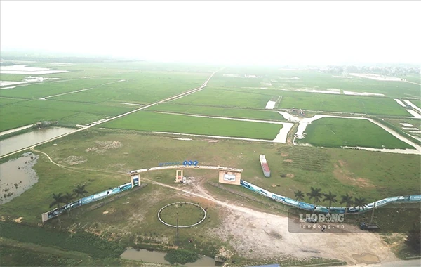 Quản lý, sử dụng diện tích đất của dự án đầu tư xây dựng và kinh doanh hạ tầng KCN Hoàng Long