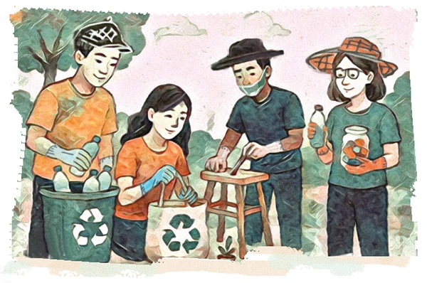 Tái chế - hạn chế rác thải và là sinh kế!