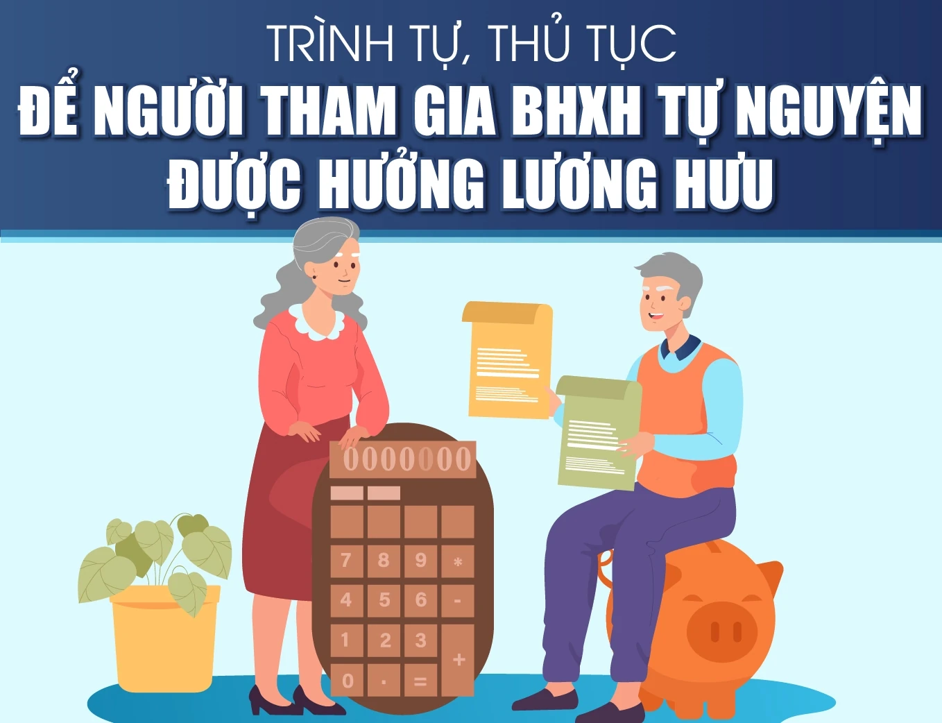 Trình tự, thủ tục để người tham gia Bảo hiểm xã hội tự nguyện được hưởng lương hưu