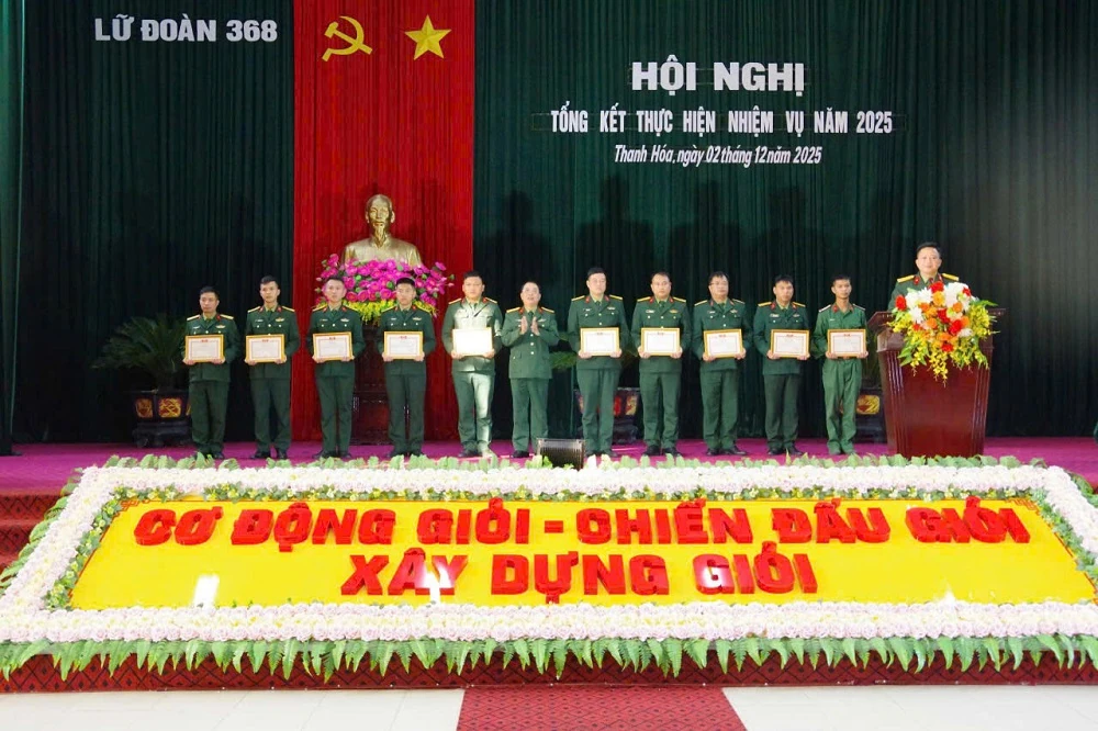 Lữ đoàn 368 tổ chức Hội nghị tổng kết thực hiện nhiệm vụ năm 2025