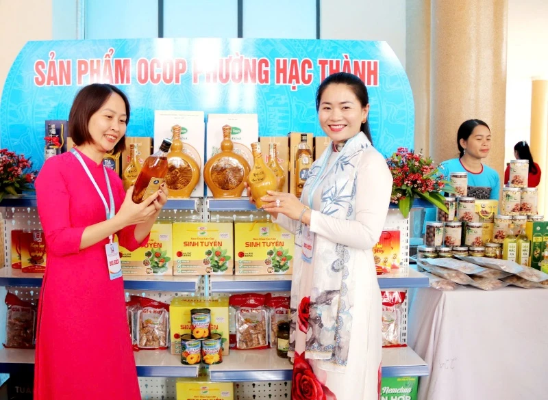 Trưng bày, kết nối tiêu thụ sản phẩm tiêu biểu tại Đại hội đại biểu phụ nữ tỉnh Thanh Hóa lần thứ XIX