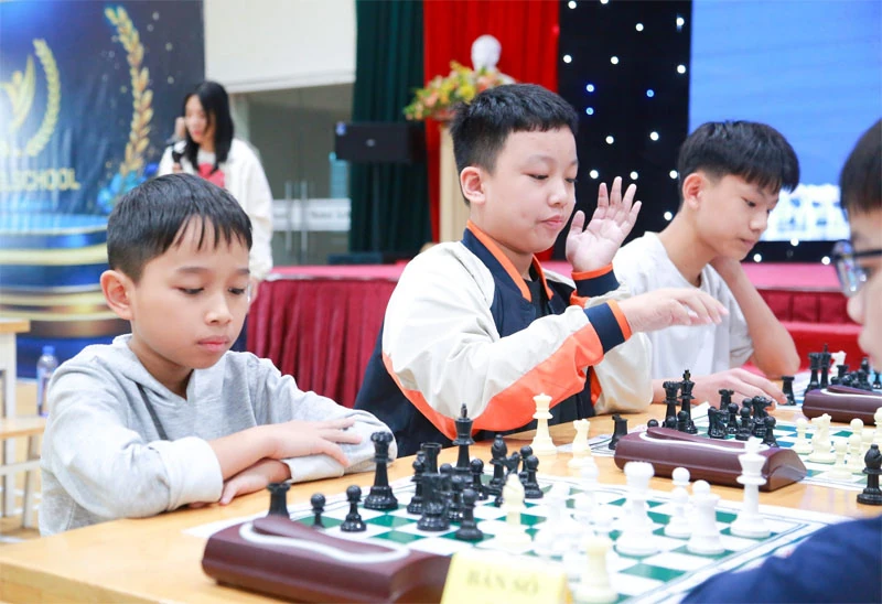 Cờ vua: Sân chơi hấp dẫn thanh, thiếu nhi