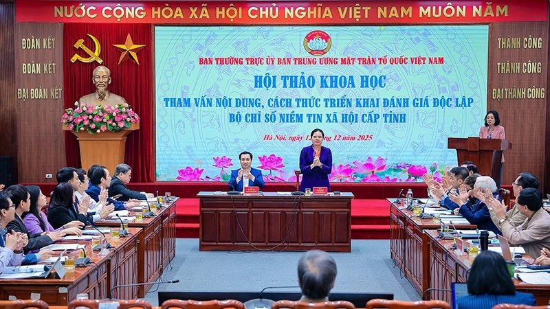 Xây dựng bộ chỉ số khoa học, độc lập để đánh giá niềm tin của Nhân dân