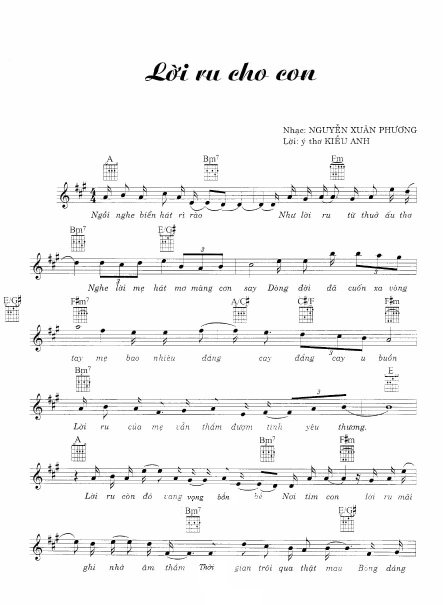 Ngọt ngào lời ru