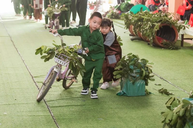Hấp dẫn chương trình “Bé tập làm chiến sĩ”