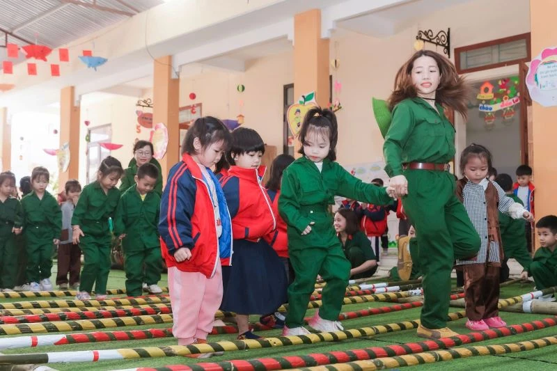 Hấp dẫn chương trình “Bé tập làm chiến sĩ”