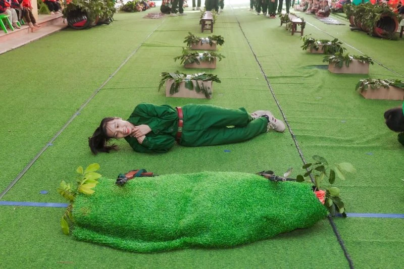 Hấp dẫn chương trình “Bé tập làm chiến sĩ”