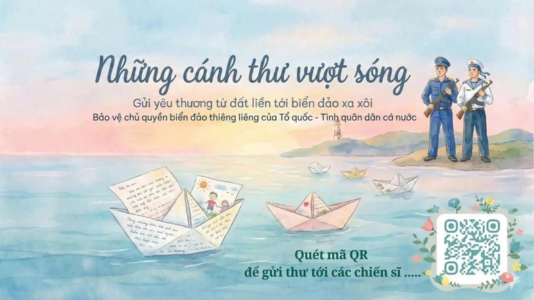 “1.000 cánh thư vượt sóng - nhịp cầu số nối hậu phương với biển đảo