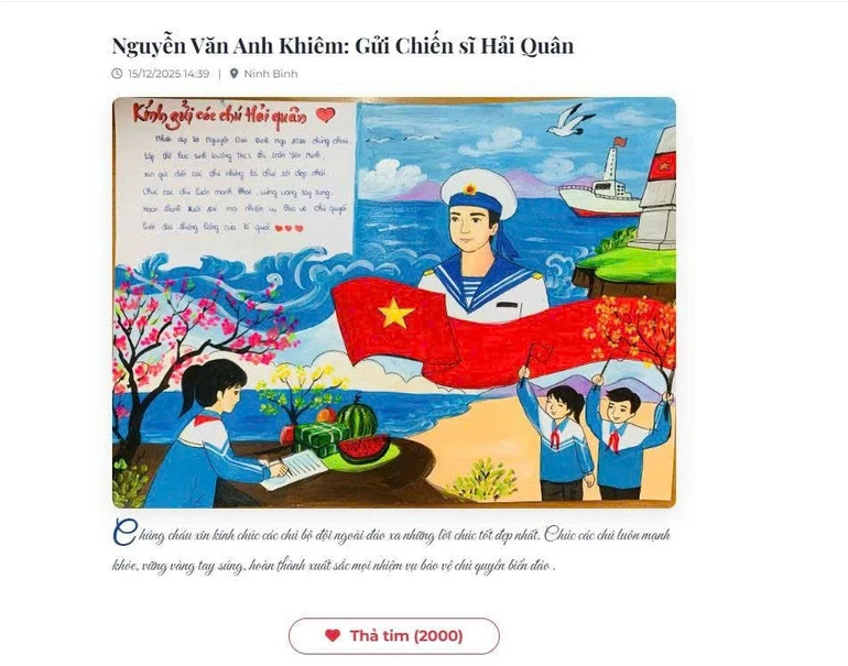 “1.000 cánh thư vượt sóng - nhịp cầu số nối hậu phương với biển đảo