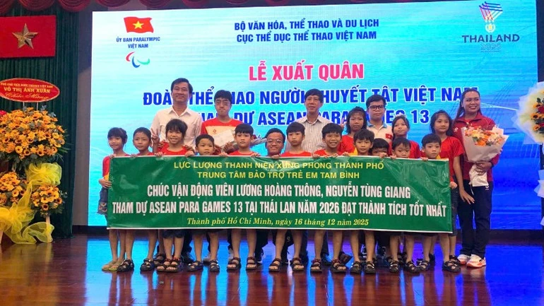 Đoàn thể thao người khuyết tật Việt Nam quyết tâm vượt lên chính mình vì màu cờ, sắc áo
