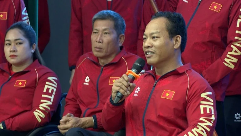 Đoàn thể thao người khuyết tật Việt Nam quyết tâm vượt lên chính mình vì màu cờ, sắc áo