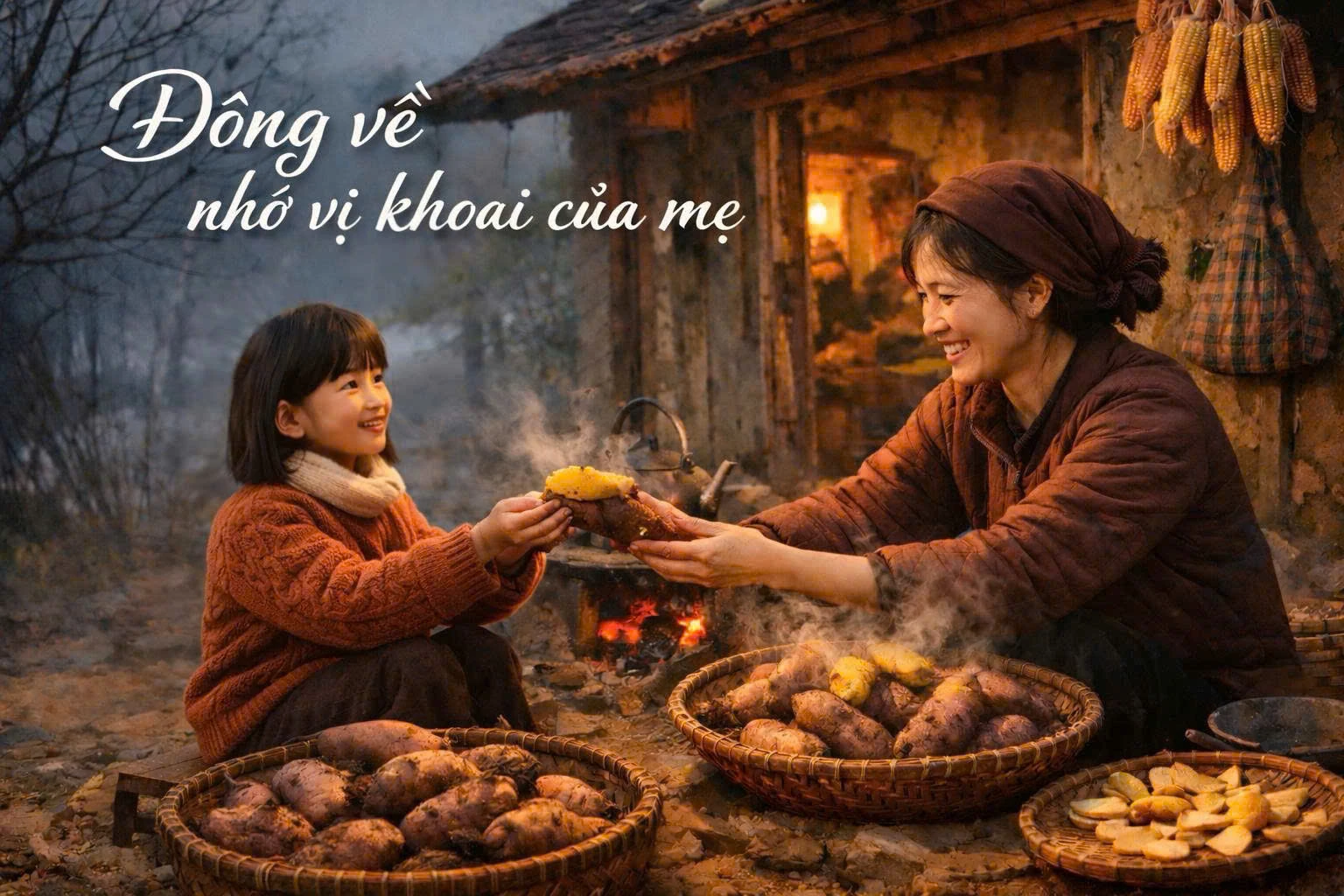 Đông về nhớ vị khoai của mẹ