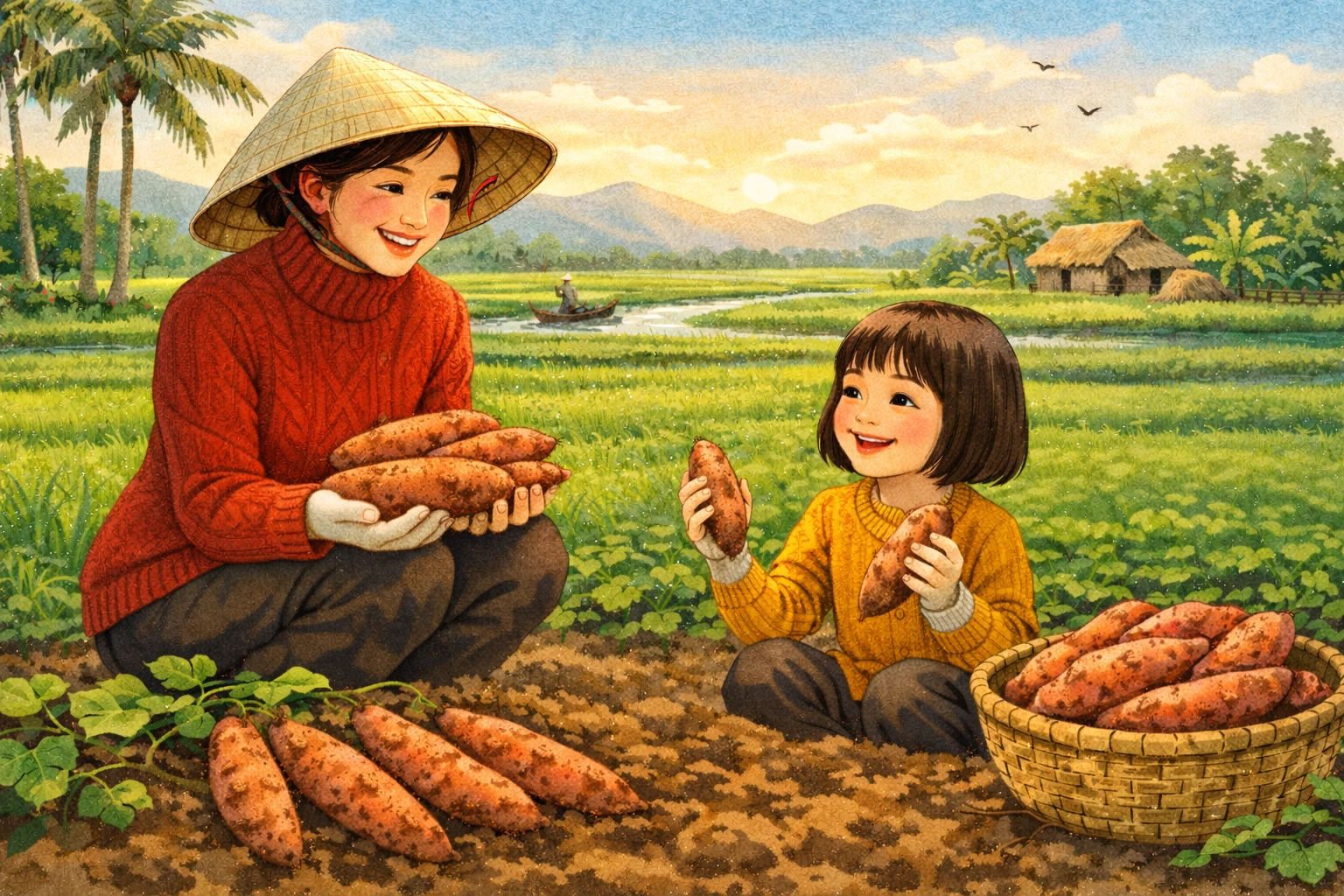 Đông về nhớ vị khoai của mẹ