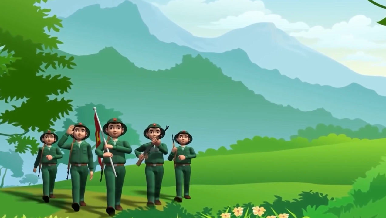 Cháu yêu chú bộ đội