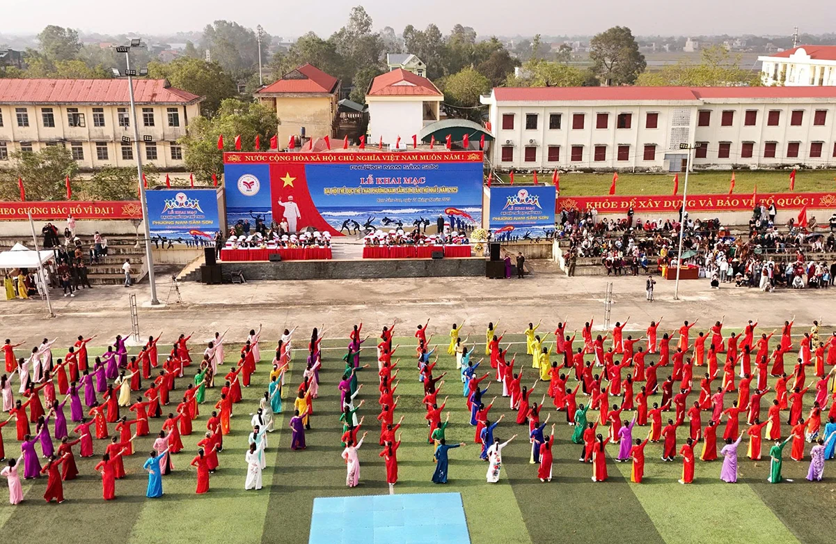 Sôi nổi Đại hội TDTT phường Nam Sầm Sơn năm 2025