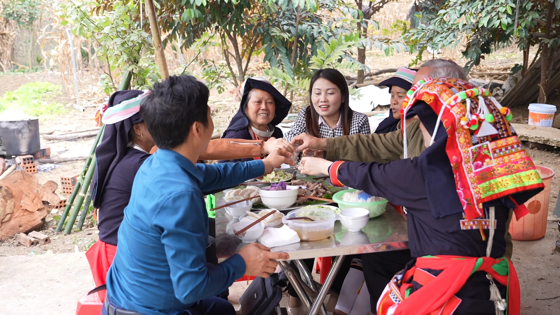 Đồng bào Dao vui Tết năm cùng