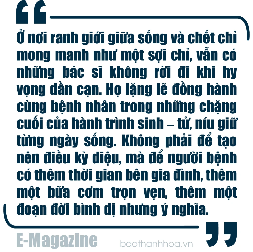 [E-Magazine] Những cuộc đời được giữ lại và hành trình lặng lẽ của người thầy thuốc