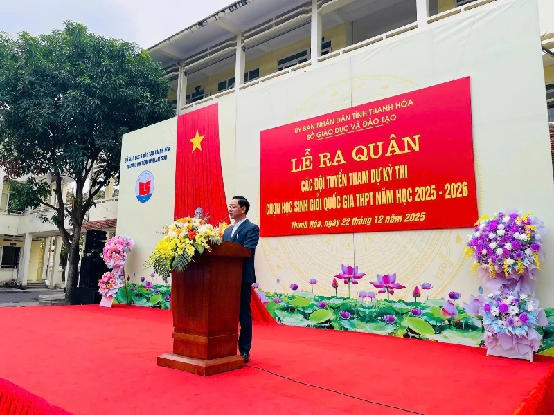 90 học sinh Thanh Hóa tham dự kỳ thi chọn học sinh giỏi quốc gia