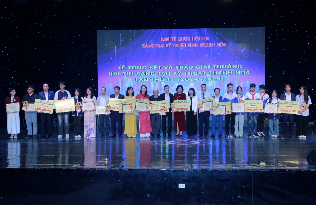 Ngành giáo dục Thanh Hóa có 20 giải pháp đoạt giải hội thi sáng tạo kỹ thuật