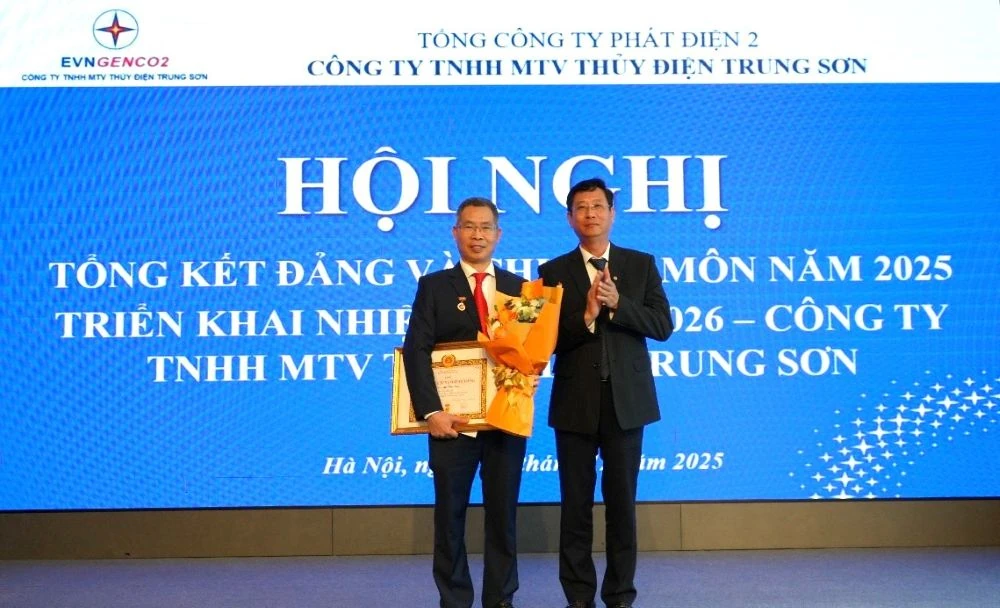 Thủy điện Trung Sơn tổng kết công tác năm 2025, triển khai nhiệm vụ năm 2026