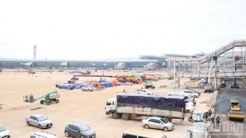 Hơn 15 nghìn người thi công sân bay Long Thành xuyên đợt nghỉ Tết dương lịch