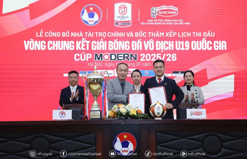 Bốc thăm xếp lịch thi đấu Vòng chung kết Giải Vô địch U19 Quốc gia 2025/26