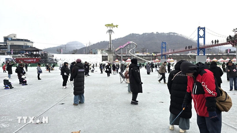 Lễ hội câu cá trên băng ở Hàn Quốc - điểm đến mùa Đông hấp dẫn hàng đầu thế giới