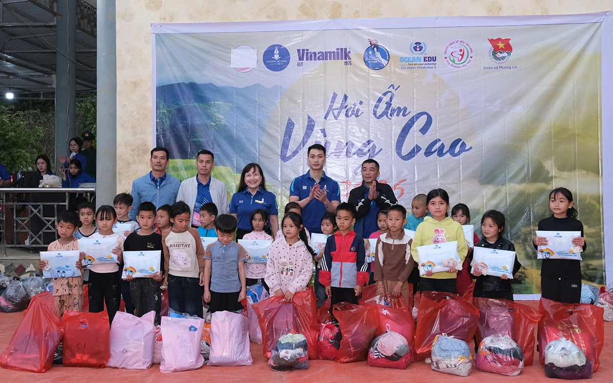 “Hơi ấm vùng cao 2026” lan tỏa yêu thương nơi bản biên giới Chiên Pục