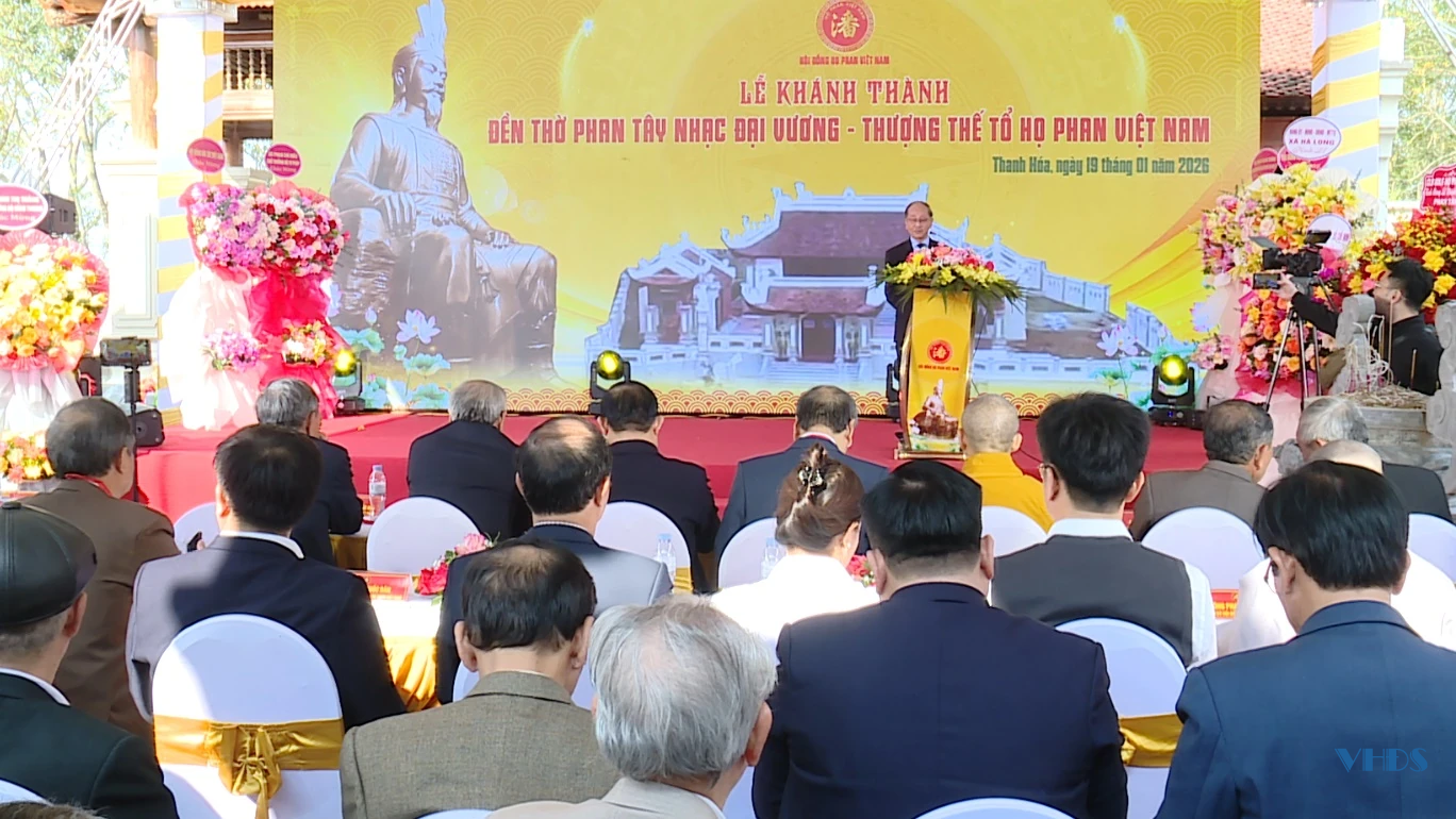 Khánh thành Đền thờ Phan Tây Nhạc Đại Vương tại xã Hà Long