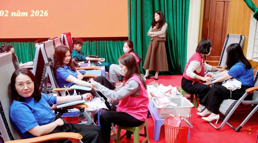 Phường Tĩnh Gia tiếp nhận 626 đơn vị máu tại ngày hội hiến máu tình nguyện