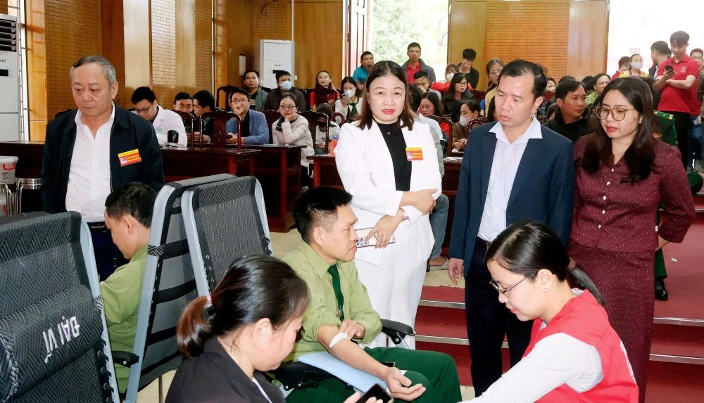 Phường Tĩnh Gia tiếp nhận 626 đơn vị máu tại ngày hội hiến máu tình nguyện