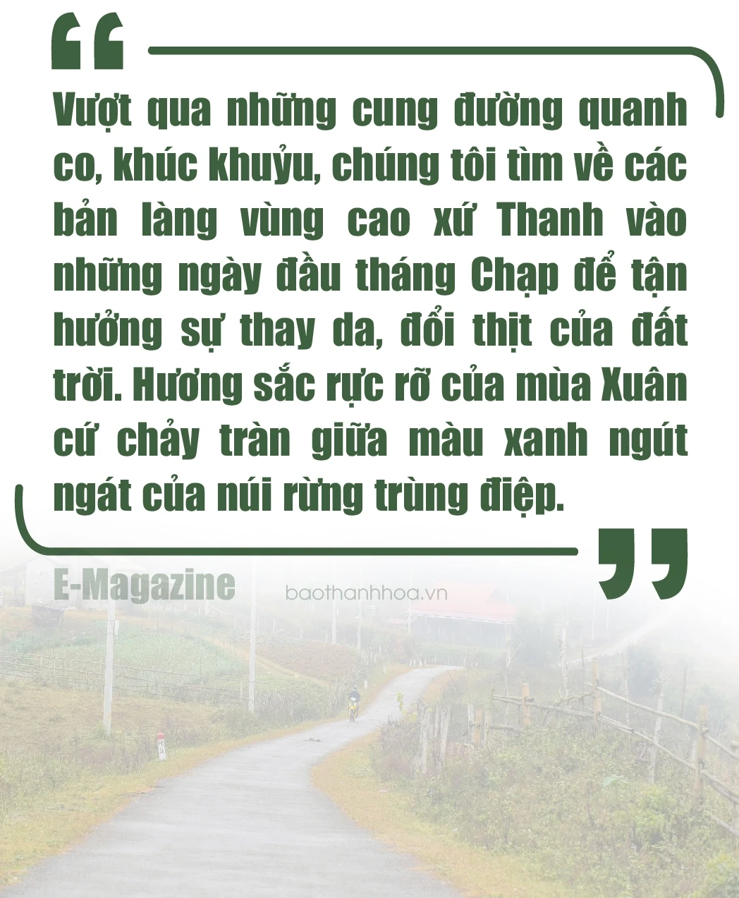 [E-Magazine] Xuân sớm giữa đại ngàn