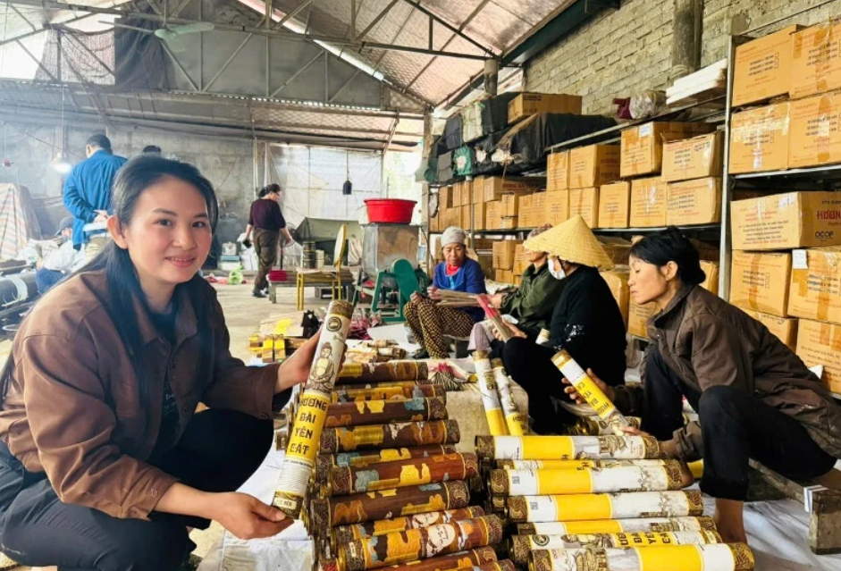 Hương bài Yên Cát nhộn nhịp mùa Tết