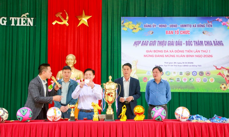 Nhiều hoạt động thể thao sôi nổi mừng Đảng, mừng Xuân tại xã Đồng Tiến