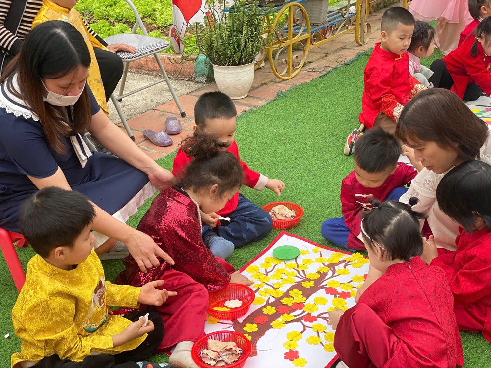 Ấm áp Xuân trong trường học