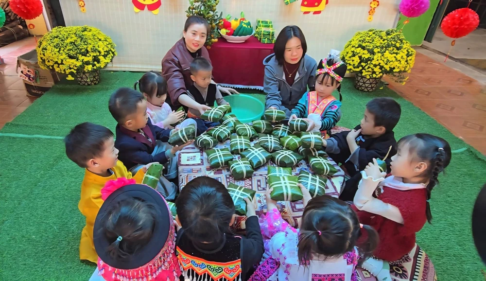 Ấm áp Xuân trong trường học