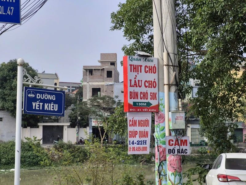 Biển quảng cáo sai quy định tái diễn