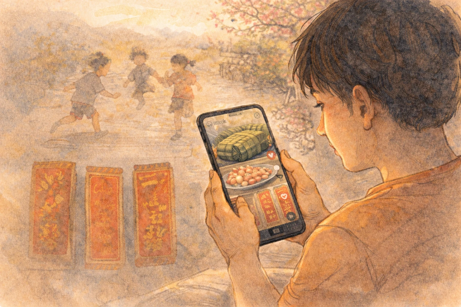 Mùa xuân hình chữ nhật