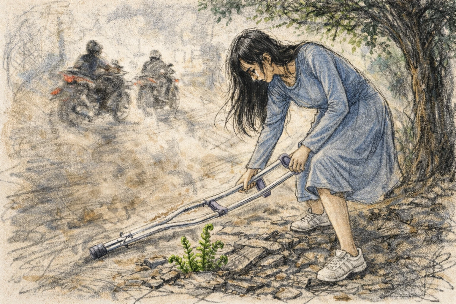 Tản văn: Lưng chừng tôi