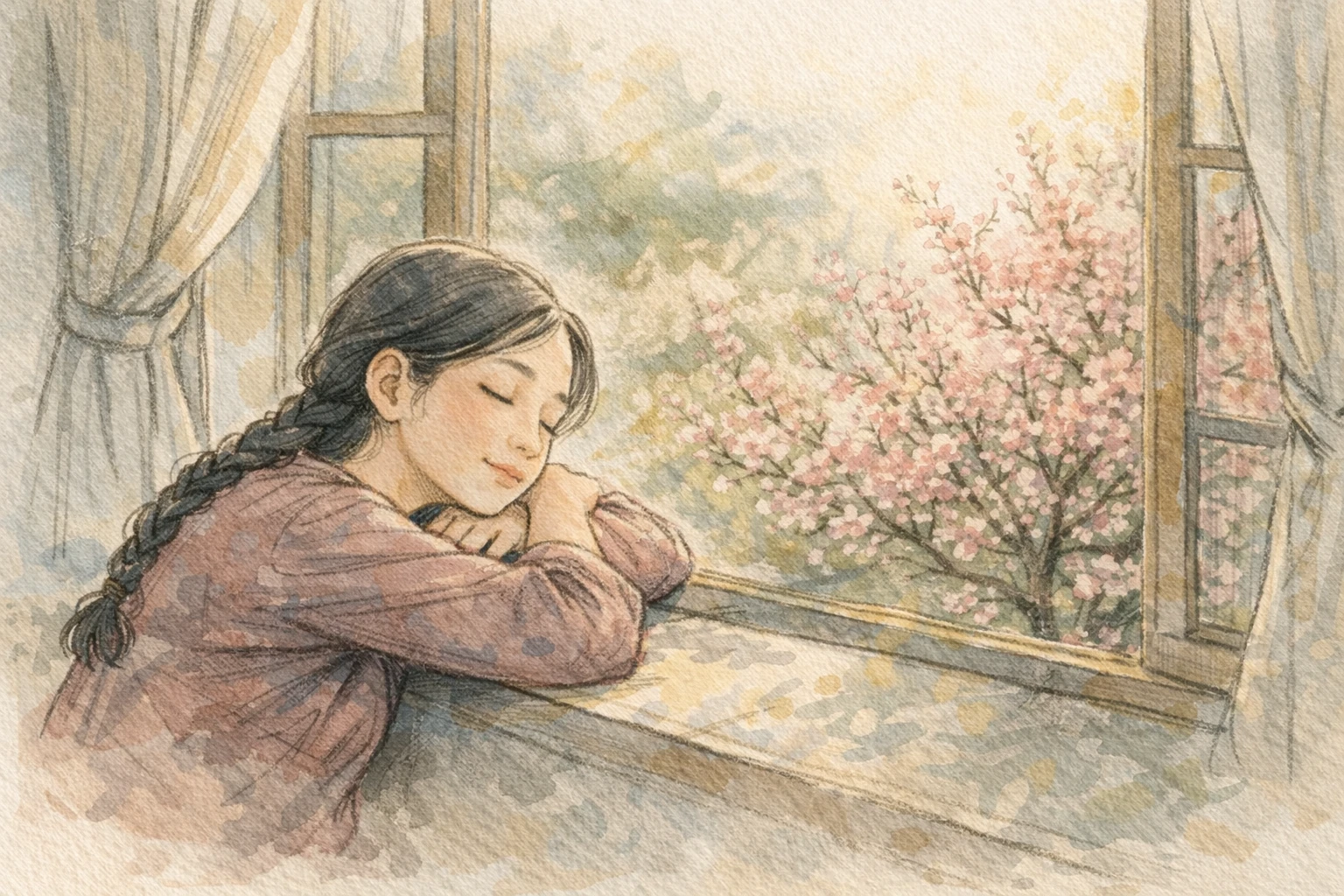 Ngồi đợi mùa xuân