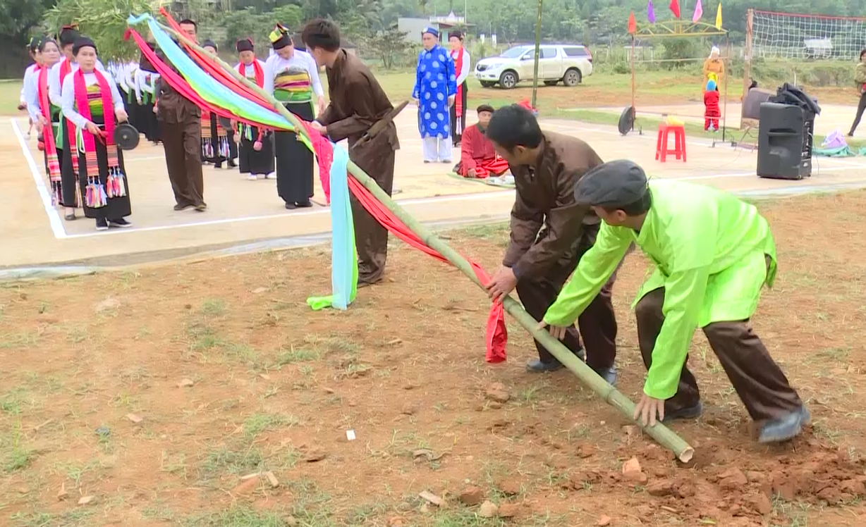 Nét đẹp trong tục dựng cây nêu ngày Tết