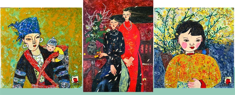 Chu Thu, cô gái mỏng manh vẽ tranh sơn mài